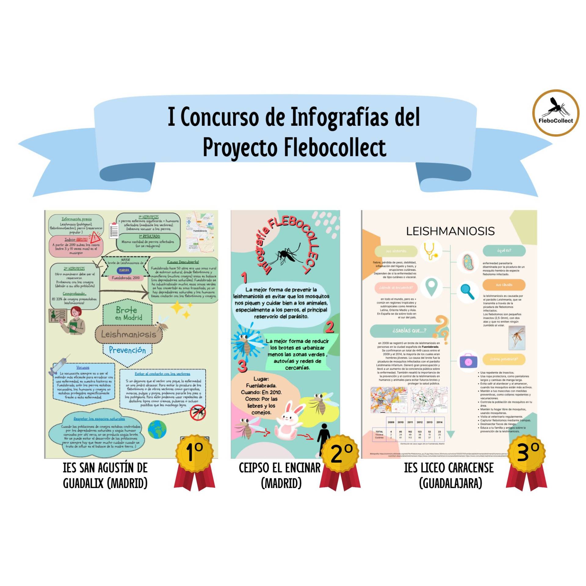 Premios 1er concurso infografías Premios 1er concurso infografías